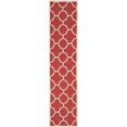 thumbnail image 1 of Safavieh Courtyard Tapis Rouge Intérieur Extérieur - Coureur 2 Pieds3 Pouces x 10 Pieds, 1 of 3