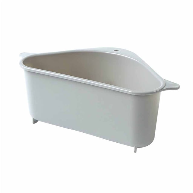 Kitchen Rice Strainer - Self-Standing, Plastic Material, Hollow Design, Drains Quickly, for Separating Leftovers/Soap/Sponge Drying