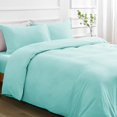 thumbnail image 4 of Duvet Cover Queen -Piece Prewashed Ultra Soft Queen Bedding Set - Features Zipper Closure and Corner Ties Includes Duvet Cover x Pillowcases No Comforter, 4 of 7
