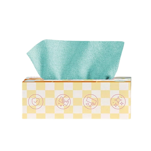 Horivan 3 Unités Chiffons de Cuisine Épaissis Jetables Lavables Torchons pour le Nettoyage Multiusage Usage à Sec et Humide Chiffons Réutilisables pour Nettoyage Paresseux pour Vaisselle et Comptoirs
