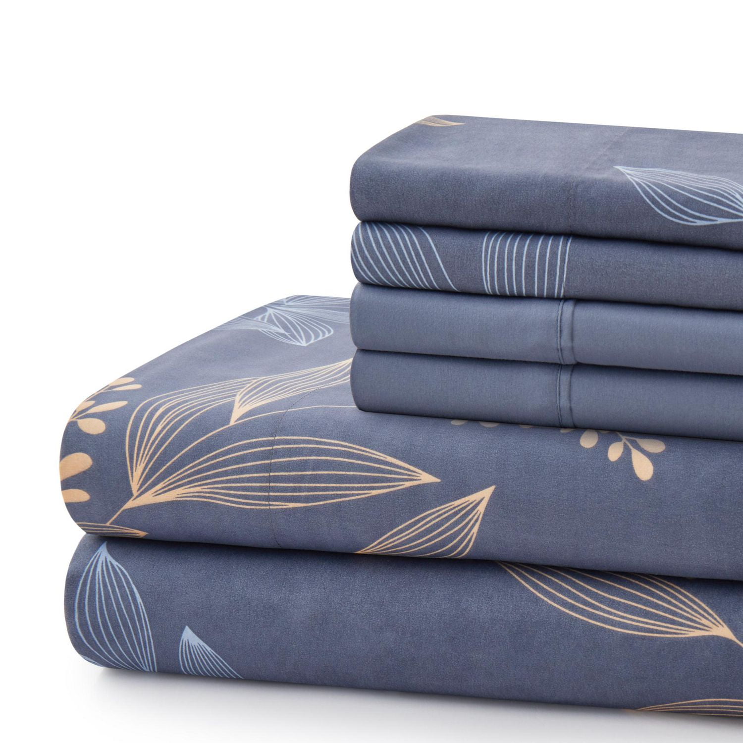 Literie Marina Décoration ultra douce et soyeuse, imprimée, en rayonne de bambou, toutes saisons, avec taies d'oreiller, motif floral romantique