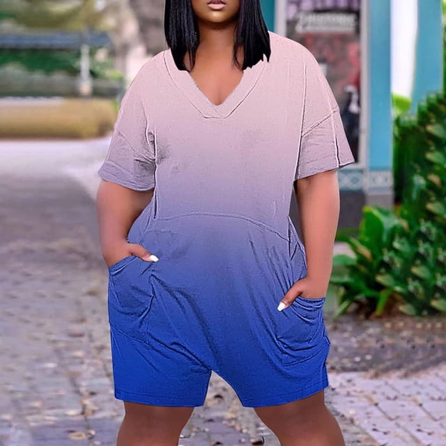 Styesk Shorts pour Femmes Combinaison Décontractée à Manches Courtes avec Fermeture Éclair