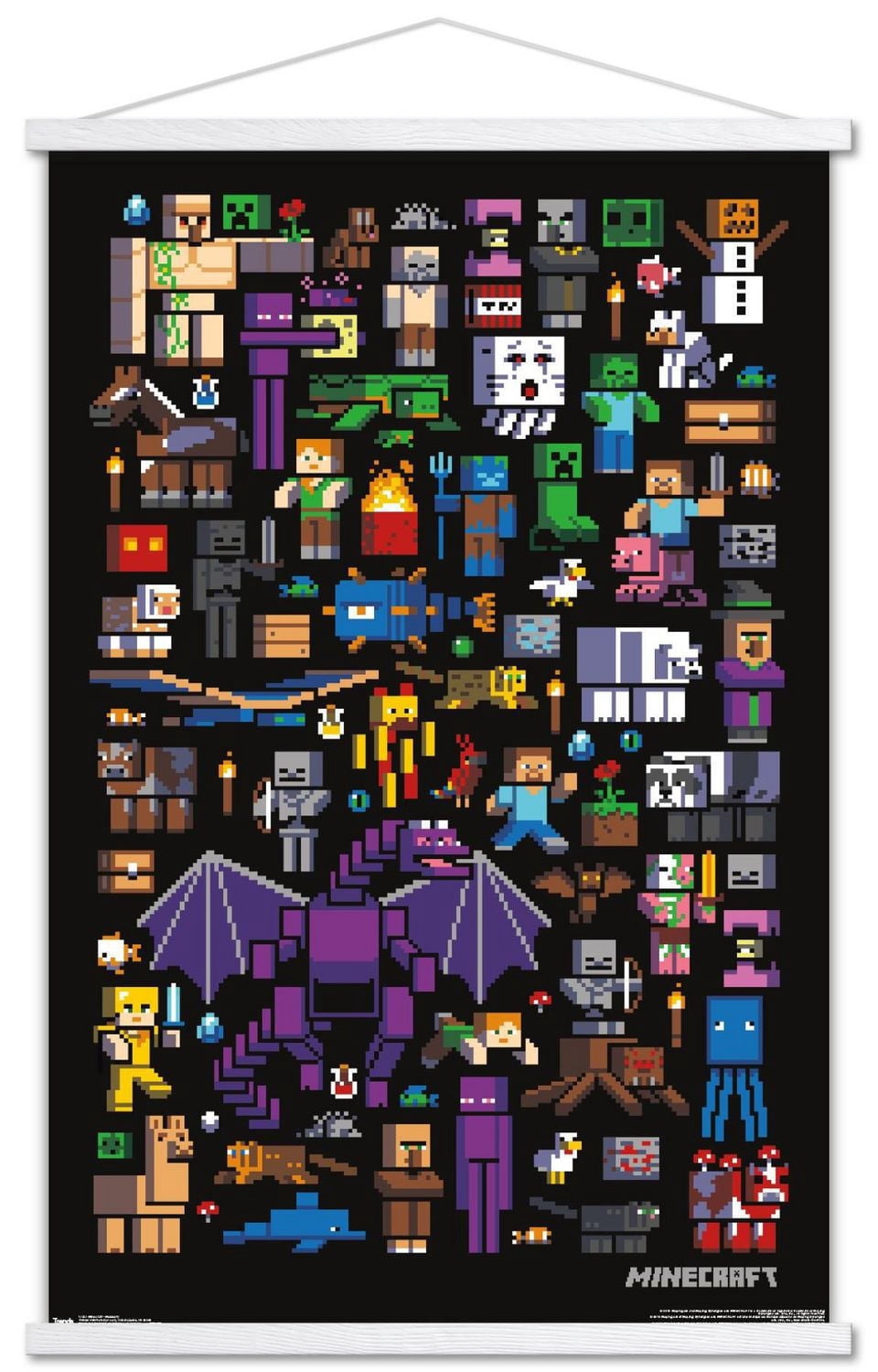 Minecraft - Mobbery Wall Poster, 22.375" x 34"