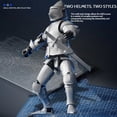 thumbnail image 3 of Five Generations Of Joint Dolls Medieval Infantry Heavy Soldier Hand Made Ornaments, 3 of 6