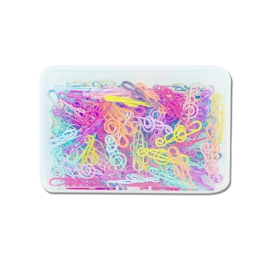 EGNMCR Music Multicolor Metal Paper Clip Color Note Paper Clip Paper Clip Shaped Paper Clip Office Supplies Paper Clip Set note paper clip