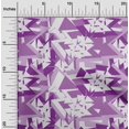thumbnail image 1 of oneOone Viscose Chiffon Fabric Triangle Geometric Fabric Prints By Yard 42 Inches Wide, 1 of 5