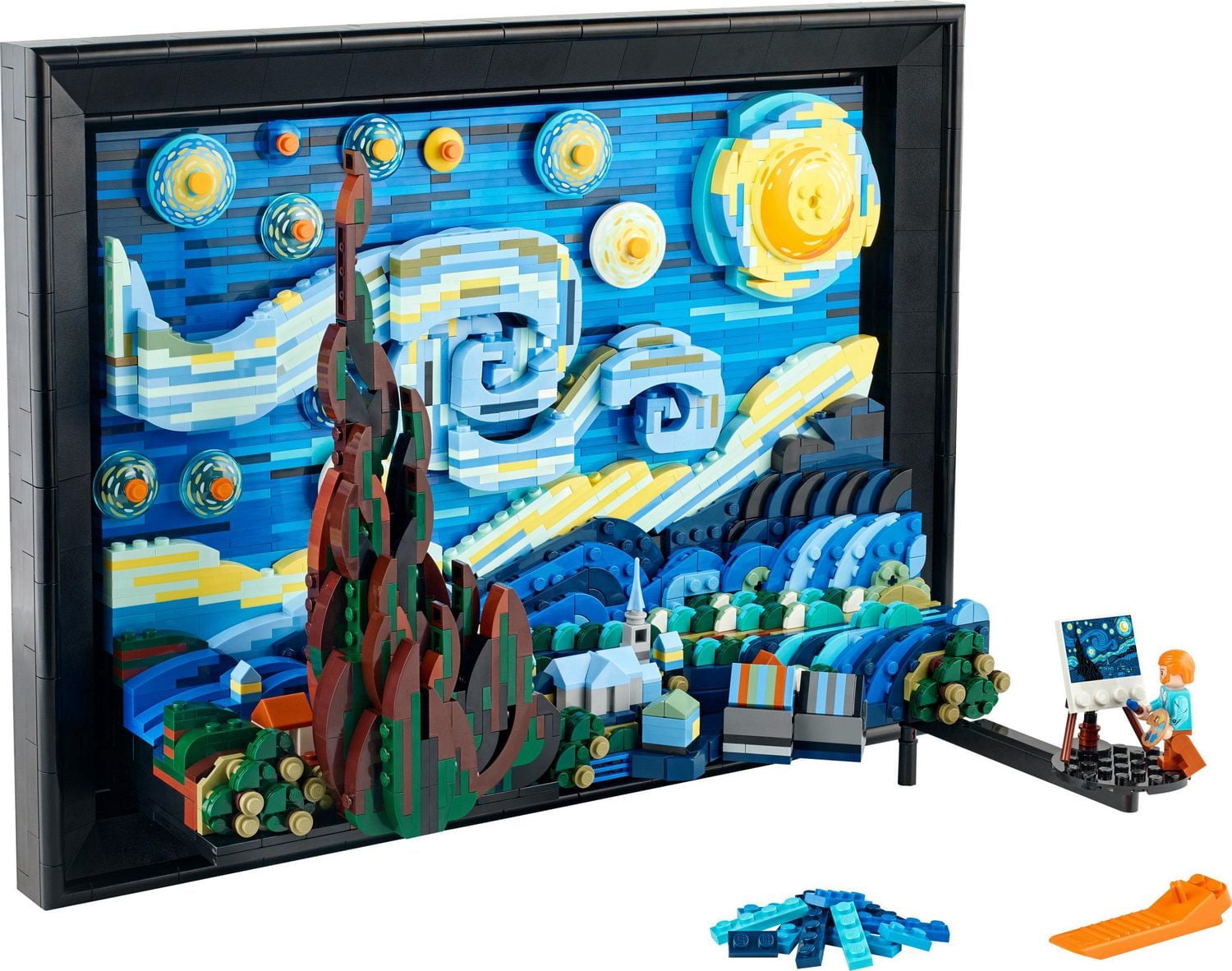 LEGO Ideas Vincent van Gogh - La nuit étoilée 21333 Ensemble de construction (2316 pièces)
