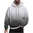 thumbnail image 1 of Rbaofujie Chandails à Manches Longues pour Hommes Hommes Décontracté Mode Chandails à Capuche Col Rond Imprimé Chandail à Enfiler Hauts à Manches Longues Chandail Chandails pour Hommes, 1 of 6