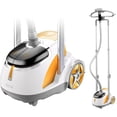 thumbnail image 2 of Salav Professional Series 1500 Watt Rolling Dual Bar Garment Steamer, Orange, 2 of 5