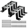 thumbnail image 5 of Mosiee Heavy-Duty 4X4 Black Post Brackets For Strong And Secure Fence Support, 5 of 5