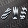 thumbnail image 2 of 8pcs Stainless Steel Curtain Hooks Double Metal Drapery Four Fork Hook Curtain Accessories, 2 of 8