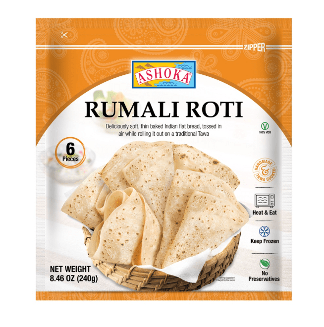 Ashoka Frozen Rumali Roti 240g Ashoka Frozen Rumali Roti 240g