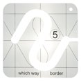 thumbnail image 1 of Quentinu 1pc Multi-functional Sewing Patchwork Tool Hollow Design Sewing Template, 1 of 7