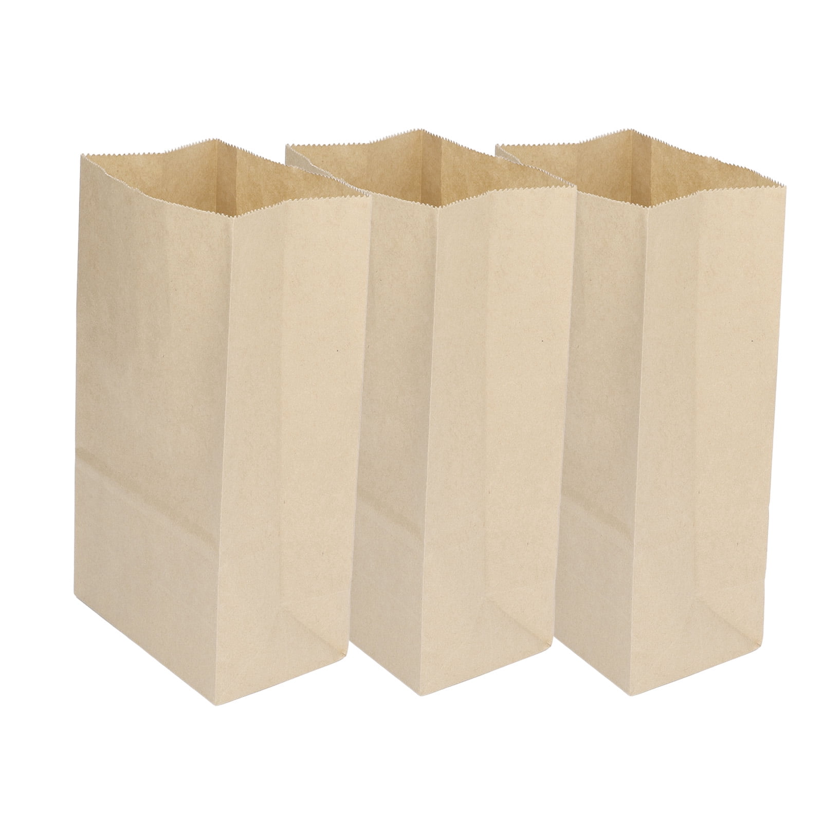 Kraft Paper Bag, Disposable Grease Proof Environmental Friendly Microwave Safe Food Paper Bag For Burgers
