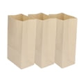 thumbnail image 1 of Food Paper Bag, 100 Pcs Environmental Friendly Microwave Safe Kraft Paper Bag Disposable  For French Fries, 1 of 8