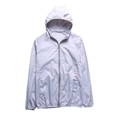 hotojiny Chandails de Soleil pour Hommes Coupe-Vent Été UPF 50+ 2025 Veste Légère Protection Solaire Zip Complète Manches Longues Manteau de Pêche Randonnée