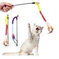 thumbnail image 2 of Cat Teaser Wand Plush Artificial Feather Bell Cat Wand Toy Cat Interactive Toy, 2 of 6
