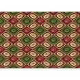 thumbnail image 1 of Ahgly Tapis Rectangulaire Lavable en Machine Rouge Brun, 3 Pieds x 5 Pieds, 1 of 7