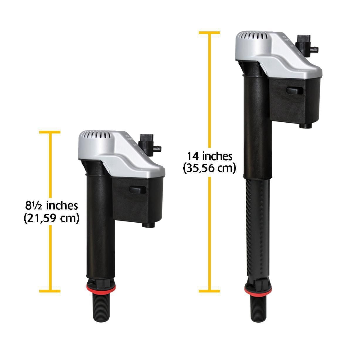 QuietFILL Platinum Toilet Fill Valve & 2" Toilet Flapper Kit