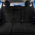 thumbnail image 4 of For 2020-2024 Tesla Model Y FH Group Faux Leather Custom Fit Car Seat Covers Rear Seat - Black, 4 of 4