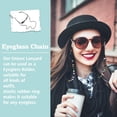 thumbnail image 3 of Chaîne de Lunettes avec Cordon, Retenue de Lunettes Mode, Collier de Lunettes de Lecture Crimmy, 3 of 6