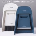 thumbnail image 3 of Small Dustpan And Brush Set, Hand Broom And Dustpan Set Mini Dust Pan With 2 Brush For Table Countertop Key Board Kitchen Cleaning, 7.7 X 5.2in, 3 of 8