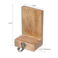 thumbnail image 2 of Christmas Natural Wood Stocking Holder, 2 of 4