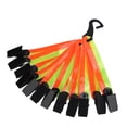 thumbnail image 1 of 12PCS High Visibility Trail Markers with Clips Reflective Tree Tacks for Hiking Hunting Outdoor, 1 of 8