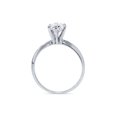 thumbnail image 2 of 1 ct Round Solitaire Diamond Engagement Ring 14K White Gold, 2 of 2