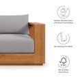 thumbnail image 3 of Modway Tahoe Ottoman 2 Patio Furniture, Light Gray, 3 of 9