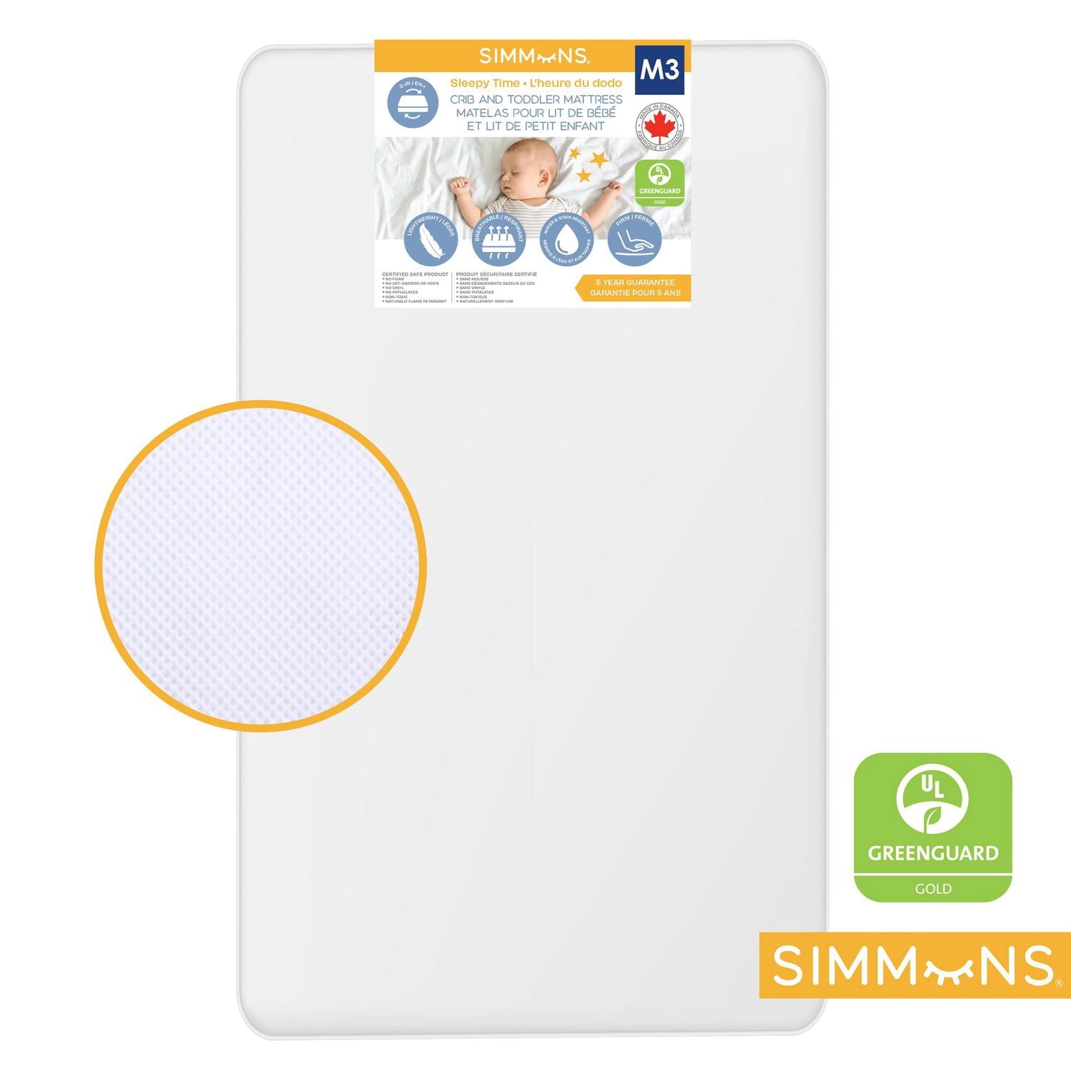 Simmons Sleepytime Baby Crib Mattress