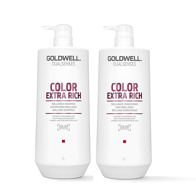 Goldwell Dualsenses Color Extra Rich Brilliance Shampoo & Conditioner Duo Set Liter set