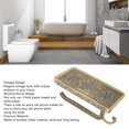 thumbnail image 4 of Toilet Paper Holder Wall Mounted Tissue Holder Double Layer Tissue Dispenser With Shelf For Bathroom, 4 of 8