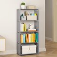 thumbnail image 1 of Book Shelf, 5 Tier Bookshelves and Bookcases Floor Standing Display Storage Shelves, Assembled Vertical Freestanding Storage Rack for Bedroom Living Room, 1 of 6