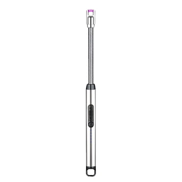 yeacher Intelligent Pulse Igniter USB Charging BBQ Lighter Electric Arc BBQ Igniter Pulsed Arc Ignition Fire Starter Windproof Flameless USB Rechargeable Lighter 360 Degree Bendable Soft Tube