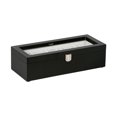 thumbnail image 3 of Mele and Co Tate Java Finish Glass Top Wooded Watch Box, 3 of 5