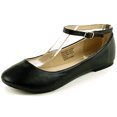 thumbnail image 1 of AlpineSwiss Calla Womens Ballet Flats Ankle Strap Shoe Classic Ballerina Slipper, 1 of 6