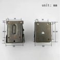 thumbnail image 3 of Kang Table Tea Table Dining Table Connecting Foot Folding Hinge Furniture Dining Table 90 Degree Invisible Locking Folding Hinge, 3 of 8