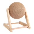 thumbnail image 4 of Boule à Gratter Naturelle en Sisal, Jouet de Griffoir de Chat, Résistant à l'Usure Interactif en Forme de L, 4 of 6