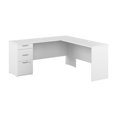 thumbnail image 1 of Bestar Logan 65W L Shaped Desk with Drawers in pure white, 1 of 4