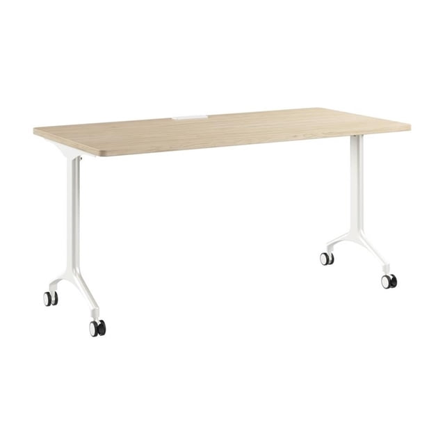 Scranton & Co Table de Conférence Modulaire Rectangulaire de 60 Pouces en Bois d'Ingénierie, Orme
