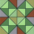 thumbnail image 1 of Ahgly Tapis d'Intérieur Lavable en Machine Carré Vert, 8 Pieds Carré, 1 of 7