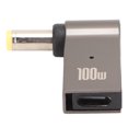 thumbnail image 2 of To Laptop Charger Adapter PD USB Type C Female I to  Adapter 100w Aluminum Alloy Elbow Notebook Power Adapter, 2 of 7