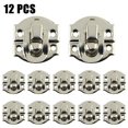 thumbnail image 1 of Luckyn 5/12set Jewelry Box Hasp Clasp Suitcase Wood Chest Cabinet Decorative Lock Latch, 1 of 4
