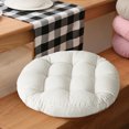 thumbnail image 4 of Openpig Coussin de Siège Rayé Coussins de Sol Ronds 18"x18 Pouces Coussin de Chaise Coussins pour Chaise Balançoire Suspendue Intérieure/extérieure Coussins de Fenêtre, 4 of 6