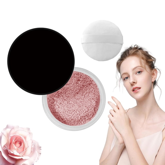 FSTDelivery Beauty Pinks Setting Powder Beauty Blurring Setting Powder Blurring Powder Setting Powder Waterproofs Setting Powder Pinks Blurring Powder For All Tones, Christmas Gift for Women