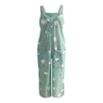 thumbnail image 4 of drppepioner Women'S Fashion Pants Overalls Rompers Daisy Printed Buttons Suspender Jumpsuit, 4 of 5