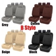 thumbnail image 4 of PU Leather seat Covers, Washable Front Rear Seat Covers, Classic Waterproof Protector for Vehicles Suvs Car Accessories Black 2pcs, 4 of 5