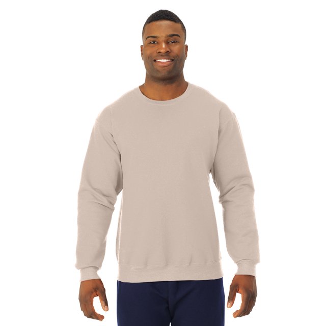 Jerzees Adult NuBlend Crew Neck Sweatshirt, 3X, Sandstone