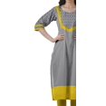 thumbnail image 4 of Moomaya Designer Straight Kurti For Women Printed Indian Tunic Top Long Kurta, 4 of 6